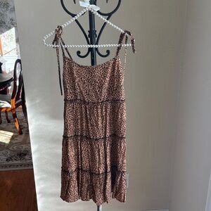 SHEIN Brown Leopard Print Dress🤎🖤🐆